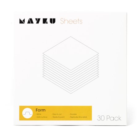 Mayku Form Sheets - biały arkusz 0,5mm dla Formbox - 30szt.