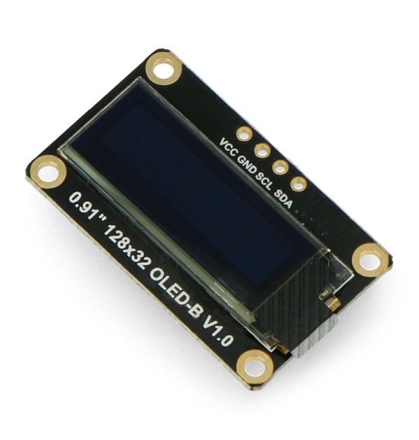 IIC I2C 0.91" 128x32 white OLED LCD Display Module 3.3v 5v For Arduino PIC $ YF 