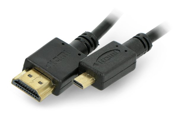 Przewód Gembird microHDMI - HDMI v2.0 - czarny 3m