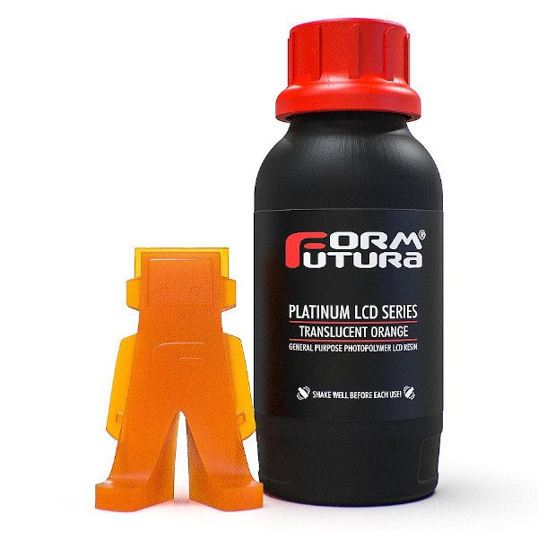 Żywica do drukarki 3D Form Futura Platinum LCD Series 0,5kg - Translucent Orange 