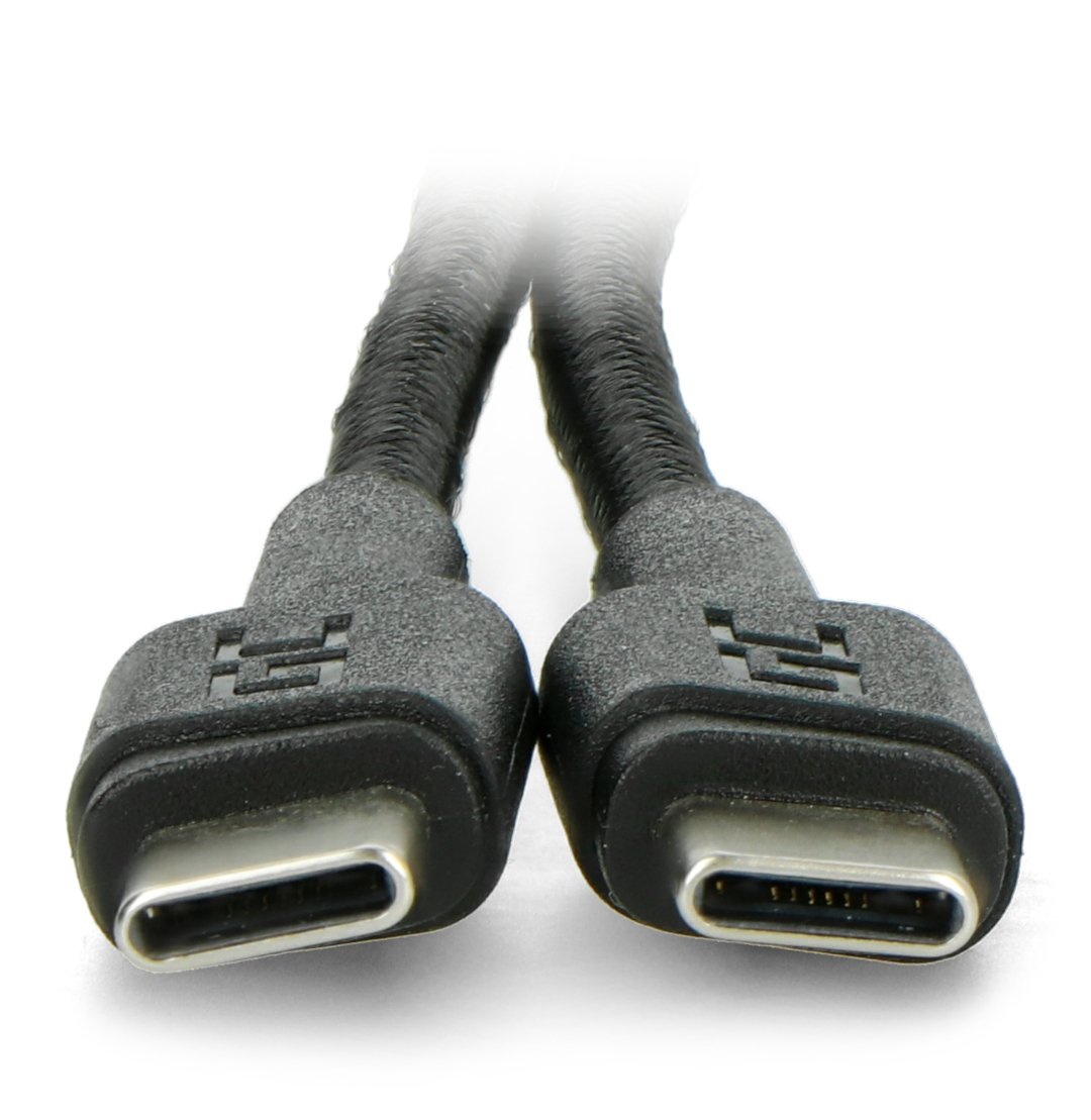 Przewód USB C - USB C od Green Cell o długości 200 cm.