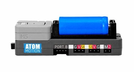 Sterownik silnika i serwomechanizmu w zestawie z modułem deweloperskim M5Atom.