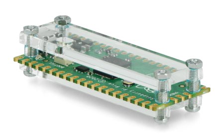 Obudowa do Raspberry Pi Pico otwarta - przezroczysta