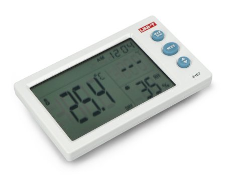 Miernik temperatury i wilgotności Uni-T A10T.