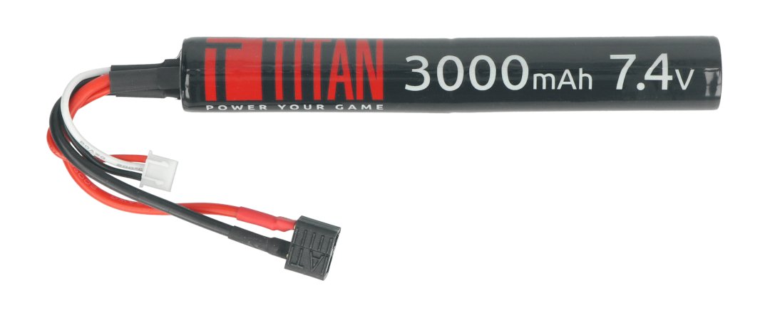 Akumulator Li-Ion Titan 3000mAh 16C 2S 7,4V - DEAN - 18x132mm