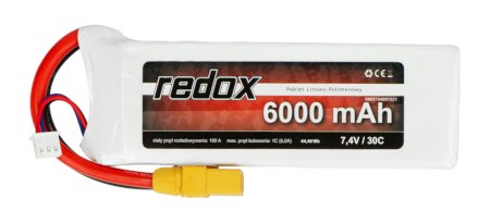 Li-Pol Redox 6000 mAh 30C 2S 7,4 V