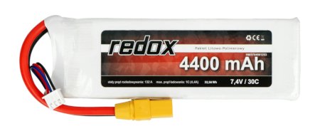 Pakiet Li-Pol Redox 4400 mAh 30C 2S 7,4 V