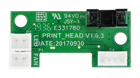 Component connectors located on the printed circuit board