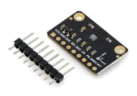 The set also includes the 1x9 goldpin strip - 2.54 mm raster - intended for self-soldering.