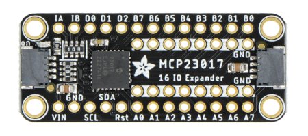 MCP23017 module - GPIO pin expander - 16-channel I2C - STEMMA QT / Qwiic - Adafruit 5346.