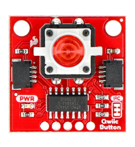 The distribution of elements on the button module