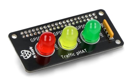Traffic pHAT - LED shield for Raspberry Pi Zero - Pi Supply PIS-1778.