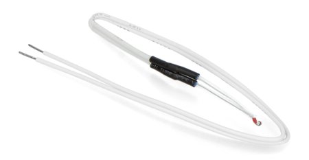 The thermistor has a cable that is approx. 20 cm long