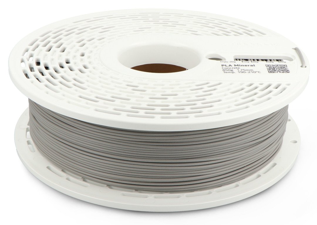 Fiberlogy PLA Mineral Filament 1.75mm 0.85kg - Concrete