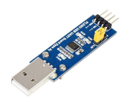 Converter USB-UART (TTL) - PL2303 - USB A plug - version V2 - Waveshare 20265 ..