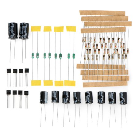 Mini set of passive electronic components - 66 elements