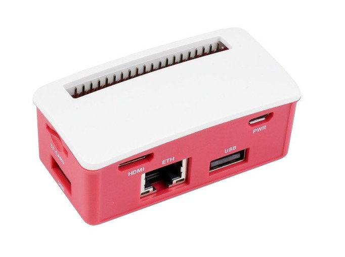 3x USB hub with Ethernet socket with housing for Raspberry Pi Zero