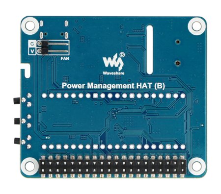 Power Management Hat (B) - power management module - overlay for Raspberry Pi - Waveshare 23452.
