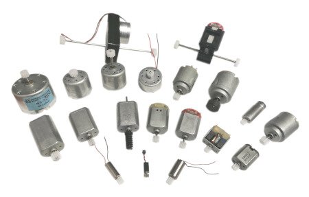 A set of mini motors