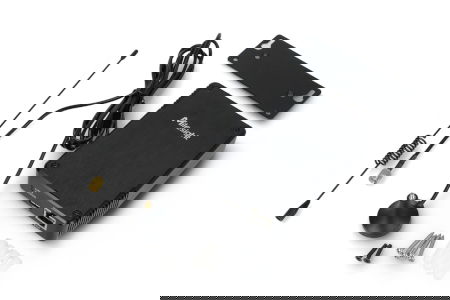 All elements of the set, including the central unit, lie on a white background.