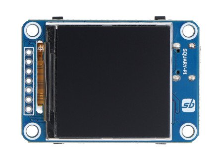 SquarePi - LCD display 1.54'' 240 x 240 px - 65K RGB - RP2040 - SB Components 25619