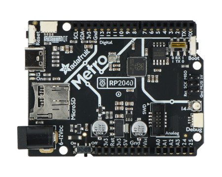 It is compatible with the Arduino and MicroPython platforms.