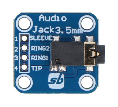 Module with TRRS 3.5mm Jack socket - SB Components 27637