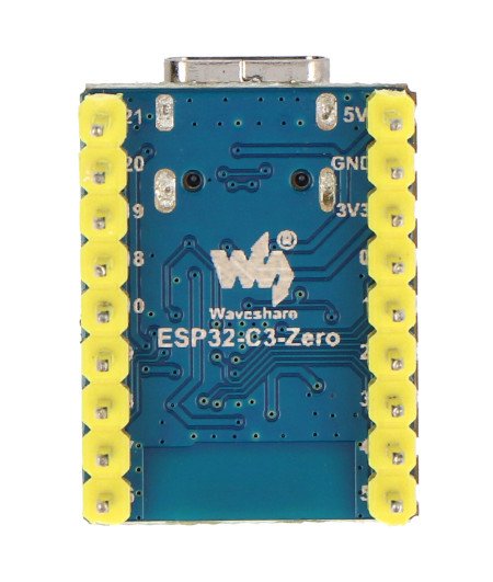 ESP32-C3-Zero-M - WiFi / Bluetooth development board - with connectors - ESP32-C3FN4 - Waveshare 25532