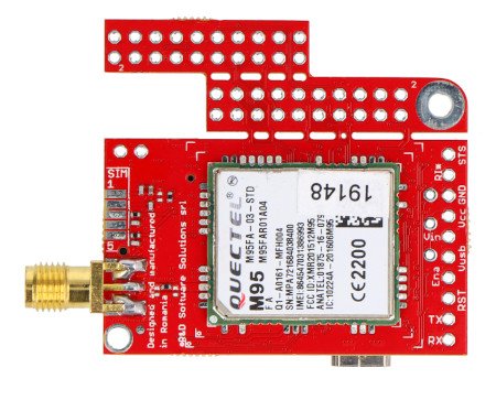 2G / GSM module - u-GSM shield v2.19 M95FA - for Arduino and Raspberry Pi - SMA connector