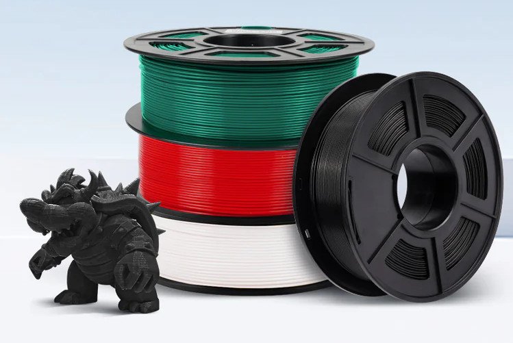 Filament Sunlu PLA + Silk 1.75mm 1kg - Rainbow