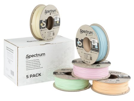 Spectrum 5Pack Pastello PLA filament set 1.75mm 1.25kg - 5 colors