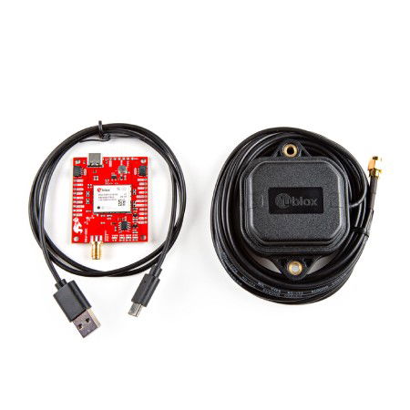 SparkFun GPS-RTK Dead Reckoning Kit - GPS module with ZED-F9R chip and SMA antenna - SparkFun KIT-23452