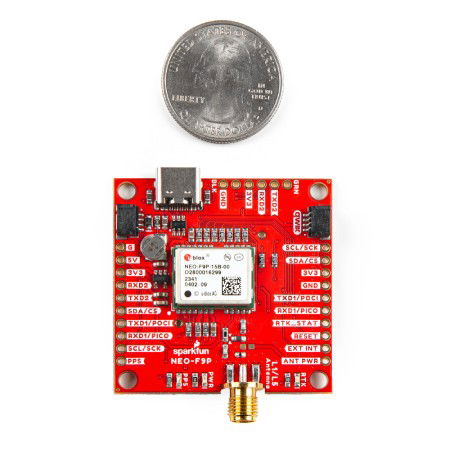 GNSS-RTK L1/L5 Breakout Module - NEO-F9P - Qwiic - SparkFun GPS-23288