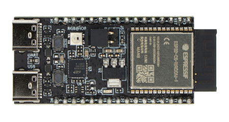 ESP32-C6-DevKitC-1-N8 - WiFi / Bluetooth / ZigBee / Thread - development board with ESP32-C6-WROOM-1 chip