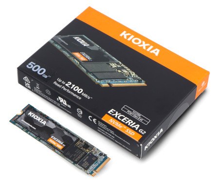 Internal SSD - NVMe M.2 2280 - 500 GB - Kioxia Exceria G2