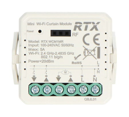 Tuya - WiFi / Bluetooth roller shutter controller - Android / iOS application - RTX WCM1MR