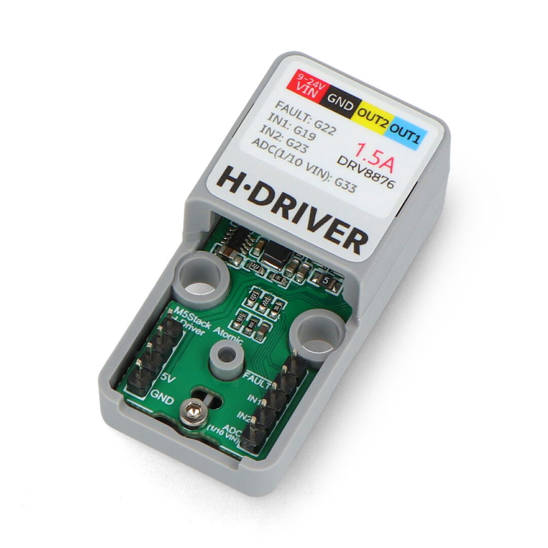 Atomic H-Driver Base - engine controller - DRV8876 - expansion module for M5Atom - M5Stack A092