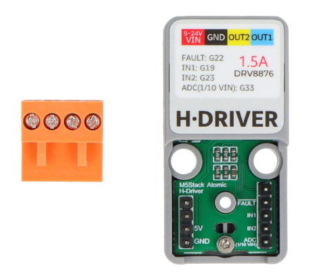 Atomic H-Driver Base - engine controller - DRV8876 - expansion module for M5Atom - M5Stack A092