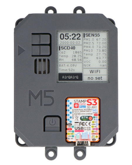 Air Quality Kit - air quality measurement kit - M5StampS3 + SEN55 + SCD40 development module - M5Stack K131