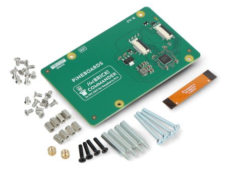 Pineboards HatBRICK! Commander - 2 x PCIe Gen2 adapter for Raspberry Pi 5