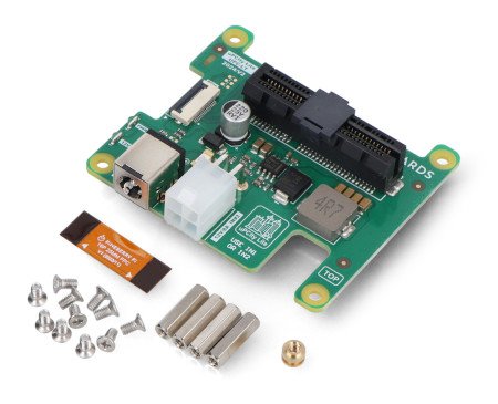 Pineboards Hat uPclty Lite - PCI Express overlay with PCIe x4 slot for Raspberry Pi 5