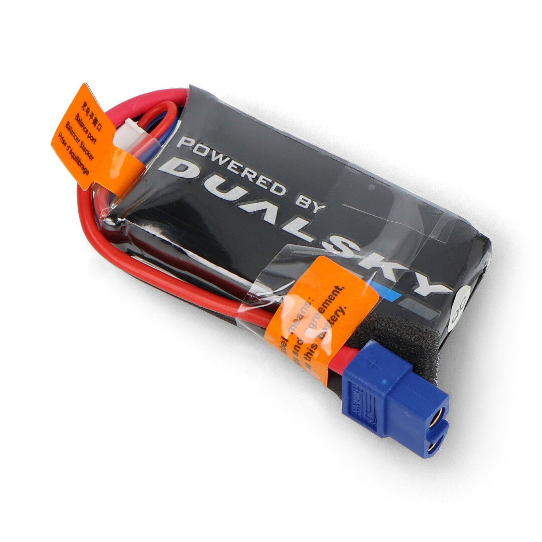 Li-Pol Dualsky 480 mAh ULTRA 150 C / 12 C 2S 7.4 V battery