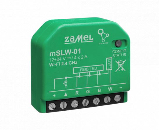 Zamel Supla mSLW-01 - RGBW WiFi LED controller - Android / iOS application