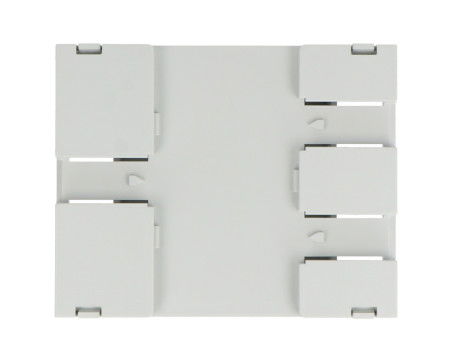 Kradex ZD1004J ABS V0 modular housing for DIN rail - 65.2 x 89.8 x 71.6 mm - light gray