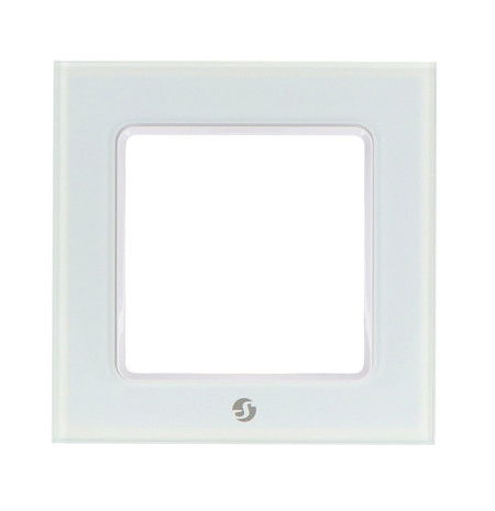 Shelly Wall Frame 1 - Shelly Wall Switch frame - single - white