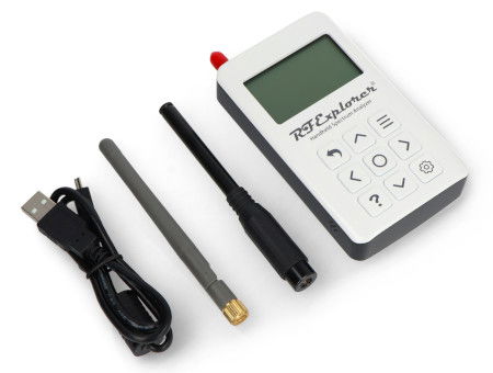 Portable RF Explorer WSUB1G Plus Spectrum Analyzer - Slim + Case