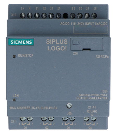 SIPLUS LOGO! 230RCEO - digital input/output module - Siemens 6ED1052-2FB08-0BA1