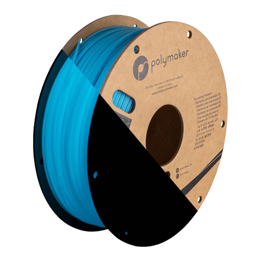 Filament Polymaker PolyLite Luminous PLA 1.75mm 1kg - Blue