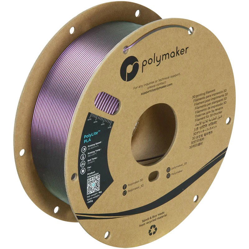 Filament Polymaker Panchroma Starlight PLA 1.75 mm 1 kg - Aurora