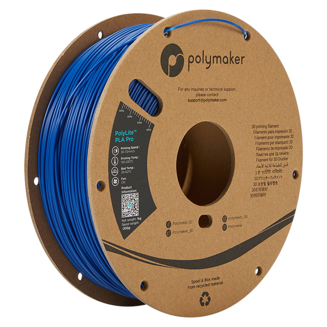 Filament Polymaker PolyLite PLA Pro 1.75 mm 1 kg - Blue